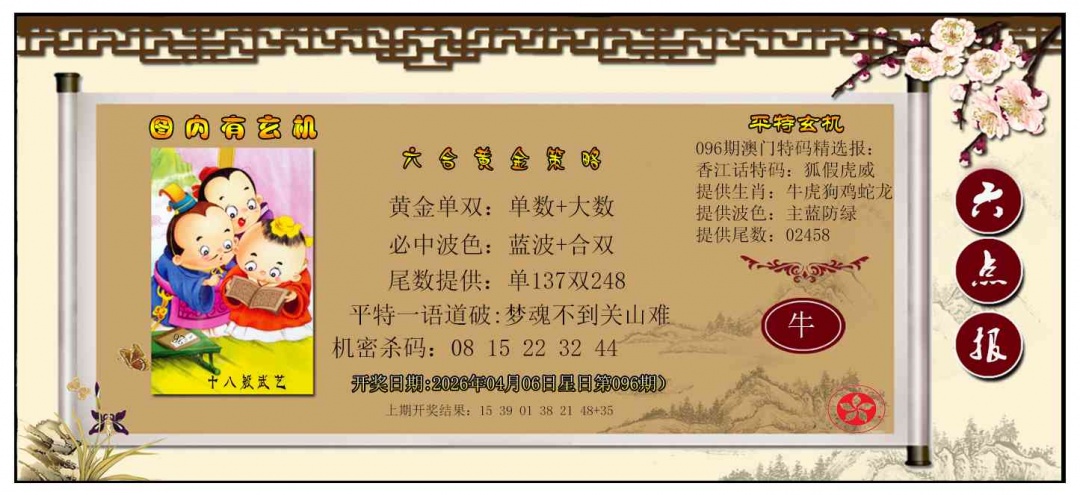 096期黄金策略[图]