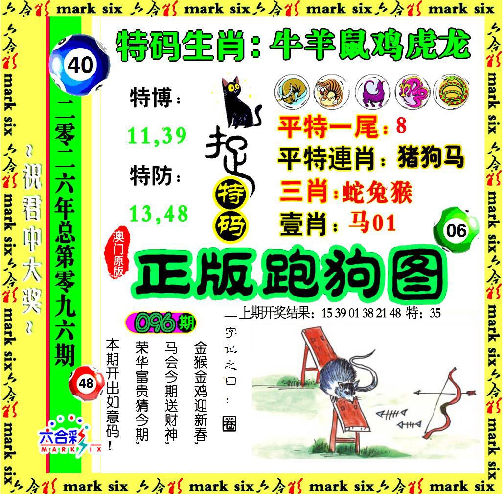 096期正版跑狗图[图]